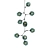 Modern Branching Bubble Chandelier 3D model small image 1