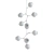 Modern Branching Bubble Chandelier 3D model small image 2