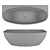 Elegant Oval Freestanding Bathtub 3D model small image 2