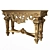 Elegant Classic Console Table 3D model small image 2