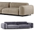 Arflex Tokio Soft Sofa: Premium Italian Leather Comfort 3D model small image 3