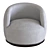 Sleek Orbit Armchairs 3D model small image 4