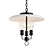 Industrial Black Pendant Light: Umbrella 3D model small image 1