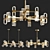 Zenith Chandelier: Timeless Elegance 3D model small image 1