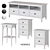 HEMNES Pedestal - Functional and Stylish Storage Solution 3D model small image 1