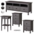 HEMNES Pedestal - Functional and Stylish Storage Solution 3D model small image 2