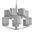 Stunning Glass Chandelier 3D model small image 2