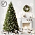 Festive Holiday Tree Decoration 3D model small image 1