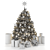  Festive Christmas Tree with Ornaments & Tiger Toy 3D model small image 2