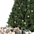 Festive Christmas Tree with Decorations 3D model small image 2