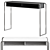 Regal B108 Console Table | Elegant Design 3D model small image 1