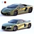 Ultimate Supercars: Audi R8 & Lamborghini Aventador 3D model small image 1