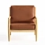 Luxury Leather AM.PM Dilma Armchair 3D model small image 2