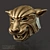 Fearless Tiger Mask: Unleash Your Inner Wild Side 3D model small image 1