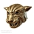 Fearless Tiger Mask: Unleash Your Inner Wild Side 3D model small image 4