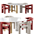 Elegant DUDET Sengu Dining Table 3D model small image 2