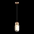 Sleek Pendant Lamp by Lampatron 3D model small image 2