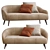 Stylish Paloma Sofa by LaForma 3D model small image 1