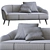 Stylish Paloma Sofa by LaForma 3D model small image 6