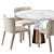 Potocco Lars Dining Table - Elegant and Stylish Ensemble 3D model small image 3