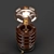 Vintage Ceramic Table Lamp | Edison Style 3D model small image 2