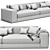 Verzelloni Holden 2 Seater Sofa 3D model small image 3