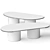 Elegant Dall'Agnese Atollo Coffee Table 3D model small image 2