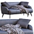 LaForma Paloma Leather Sofa 3D model small image 2