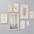 Elegant Wall Art Collection 3D model small image 3