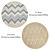 Title: Elegant Round Rug Set for 3D Models 3D model small image 3