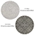 Round Rug Set: 6 Circular Rugs 3D model small image 3