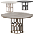 Potocco Intreccio Extendable Dining Table 3D model small image 1