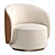 Luxurious Fendi Casa Anabelle Armchair 3D model small image 1