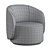 Luxurious Fendi Casa Anabelle Armchair 3D model small image 5