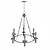 Elegant Stiffel Hartley Ring Chandelier 3D model small image 3