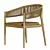 Lesotho Garden Armchair: Elegant & Stylish 3D model small image 1