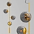 Elegant Irda Suspension Chandelier 3D model small image 2