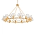 Elegant Zinnia Crystal Chandelier 3D model small image 1