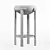 Numbered Edition Carrousel Oak Bar Stool 3D model small image 3