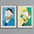 Modern Van Gogh Inspired Frame Set 3D model small image 3