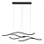 Modern Hanging Lamp | Height 1200, Width 1000 3D model small image 2