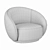 Julep: Stylish Armchair by Tacchini 3D model small image 4