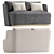 Luxury Sofa Set - McQueen Cazarina Interiors 3D model small image 4