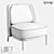 LoftDesign Armchair, Linen & Eco-Leather, 65x73x74 cm 3D model small image 2