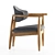 Retro Chic Armchair: Nochy La Redoute 3D model small image 4