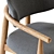 Retro Chic Armchair: Nochy La Redoute 3D model small image 5