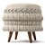 Boho Chic Morova Ottoman 3D model small image 1