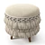 Boho Chic Morova Ottoman 3D model small image 5