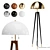 Fife Tripod Floor Lamp: Unparalleled Design + 7 Materials 3D model small image 1