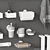 All-in-One Bathroom Set 3D model small image 4